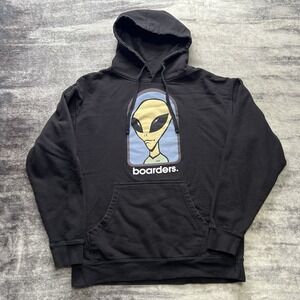 Y2K Alien Workshop Men's Skateboarding Hoodie Size Large Boarders Logo